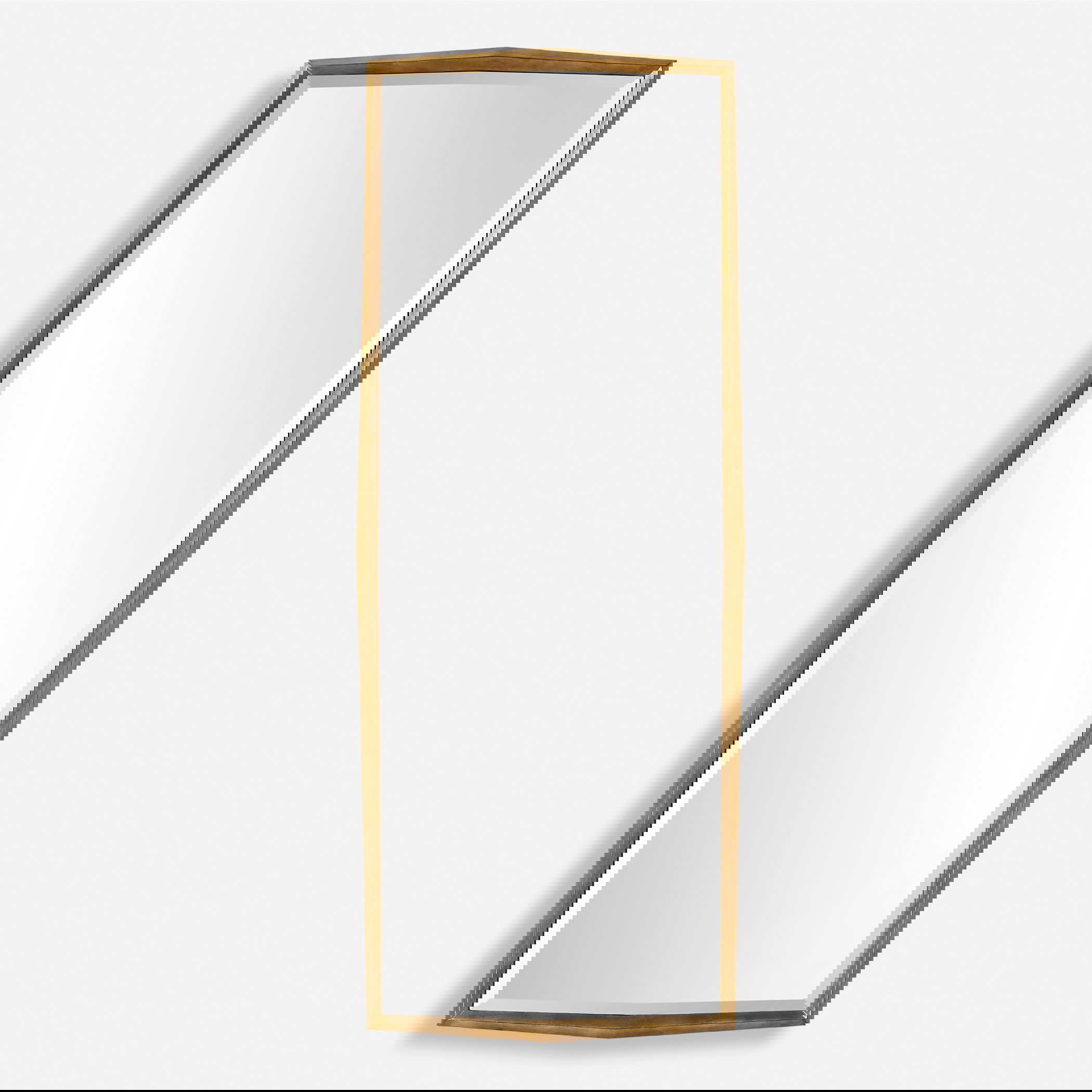 On Point Wood Dressing Mirror, by Uttermost, 30" width x 76" height x 3" depth View 1