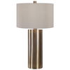 Taria Brushed Brass Table Lamp, by Uttermost, 18" width x 31.5" height x 18" depth thumbnail 1