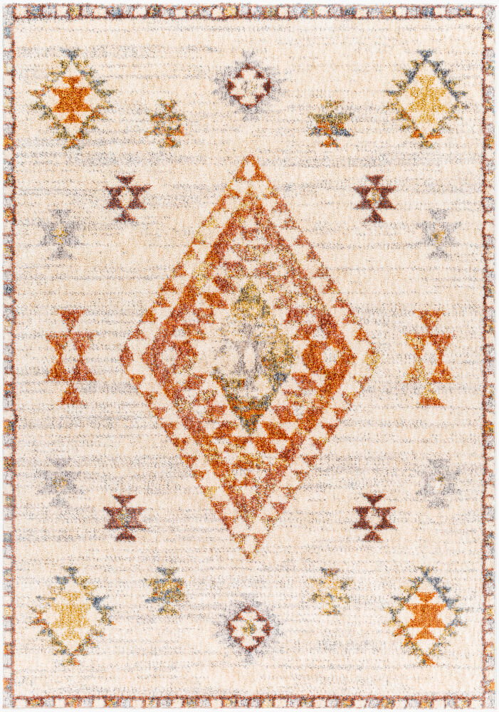 Monet Machine Woven Rug, by Surya, 1'3.75" length x 1'3.75" width