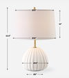 Lynna Ivory Table Lamp thumbnail 2