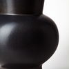 Laforge II Black Ceramic Vase, by Mercana, 7.48" length x 7.48" width x 11.42" height thumbnail 8