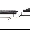Wyatt Leather Bench Black thumbnail 0