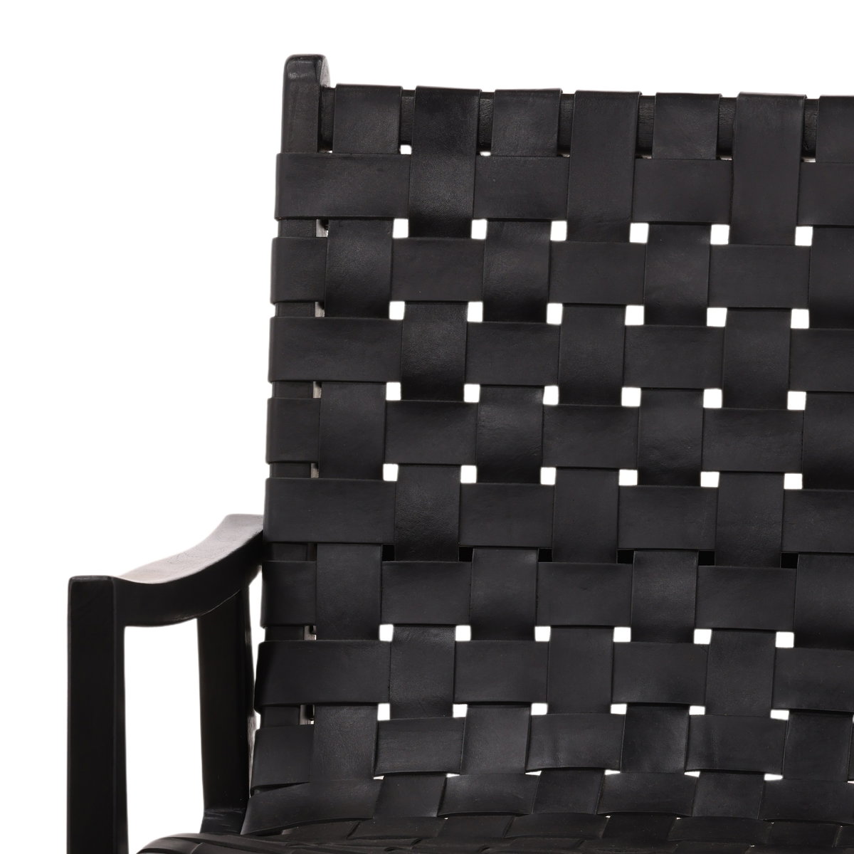 Luisa Occasional Chair Black, Accent Chair by Dovetail, 26.26" width x 33.5" height x 27.4" depth View 6