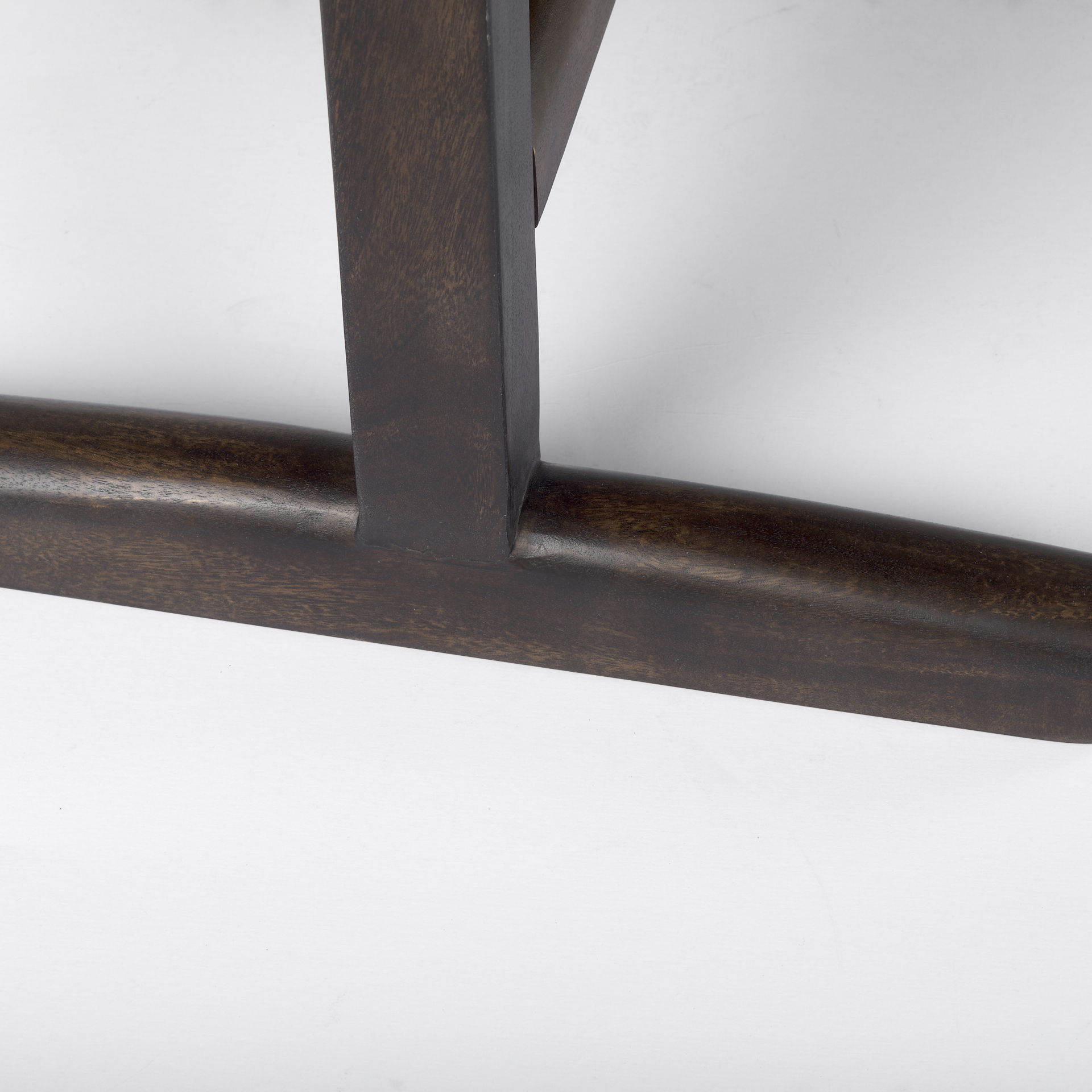 Viktor 94'L Dark Brown Solid Wood Dining Table, by Mercana, 94" length x 42" width x 30" height View 9