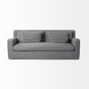 Denly II 92' Casterock Gray Slipcover Three Seater Sofa, Sofas & Sectional by Mercana, 93" length x 38" width x 35" height thumbnail 4