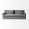 Denly II 92.5W Casterock Gray Slipcover Three Seater Sofa, Sofas & Sectional by Mercana, 93" length x 38" width x 35" height thumbnail 4