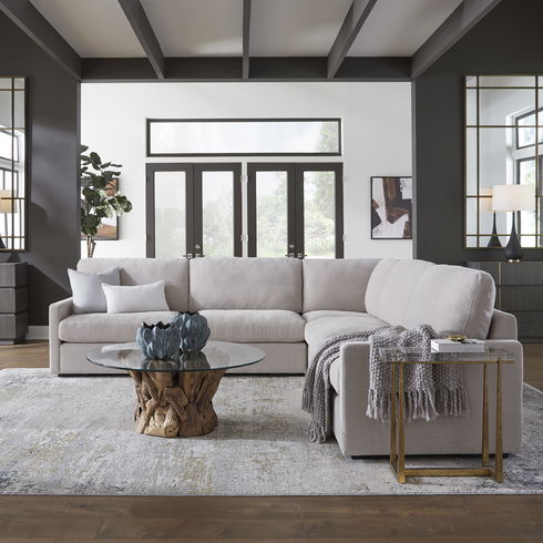 Refuge Armless Sand Sofa