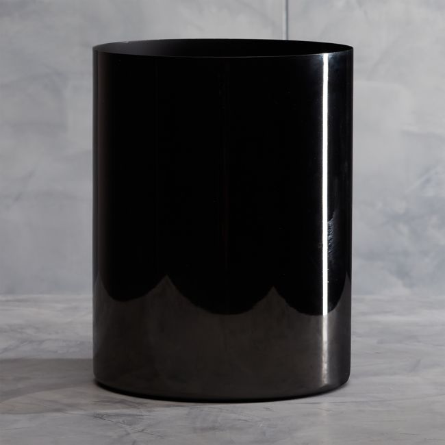 Online Designer Business/Office Richter Black Wastebasket