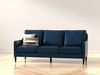 Alehandro Leather Sofa  Chateau Blue thumbnail 12