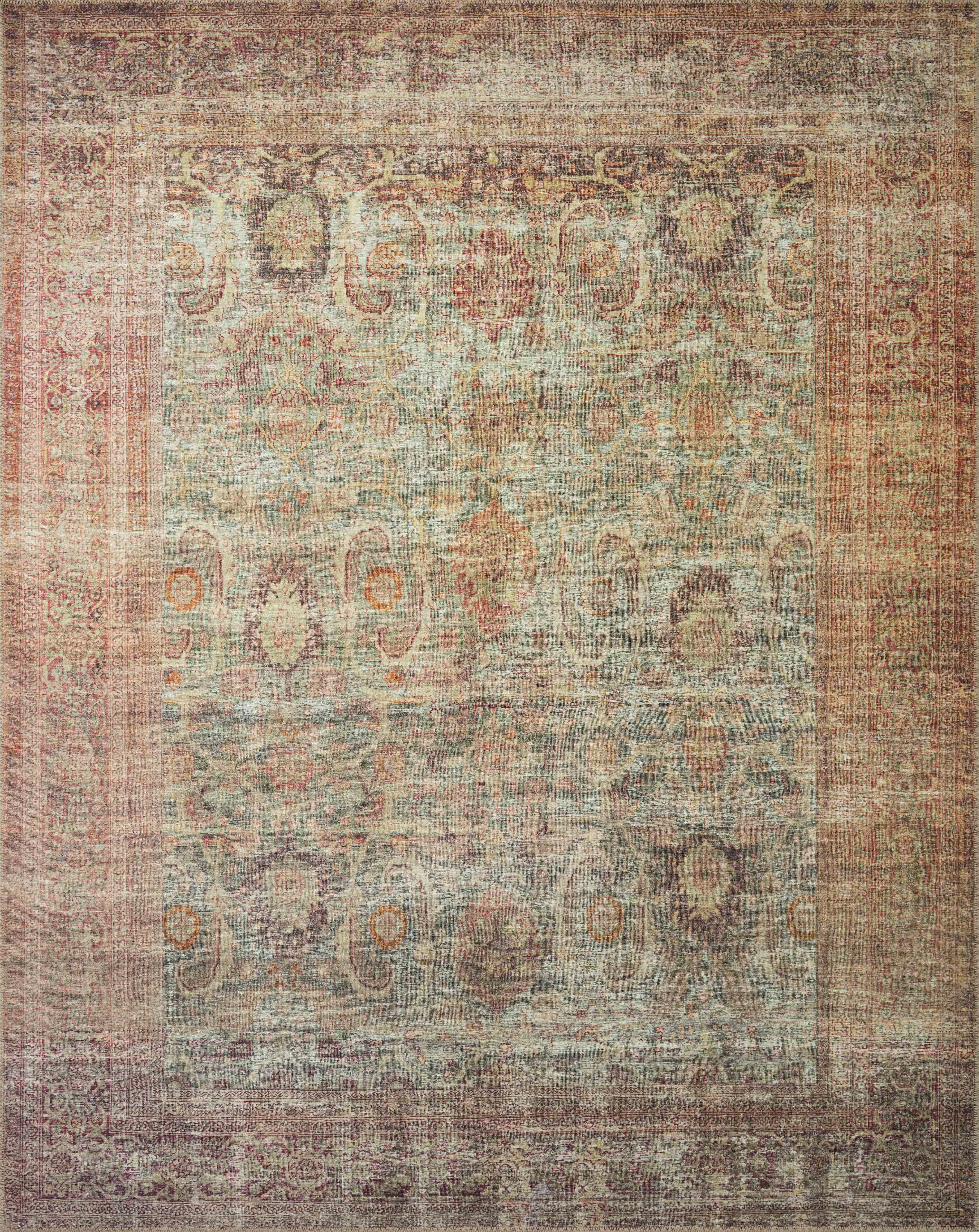 Amber Lewis x Loloi Georgie Rug, 1'6" length x 1'6" width View 1