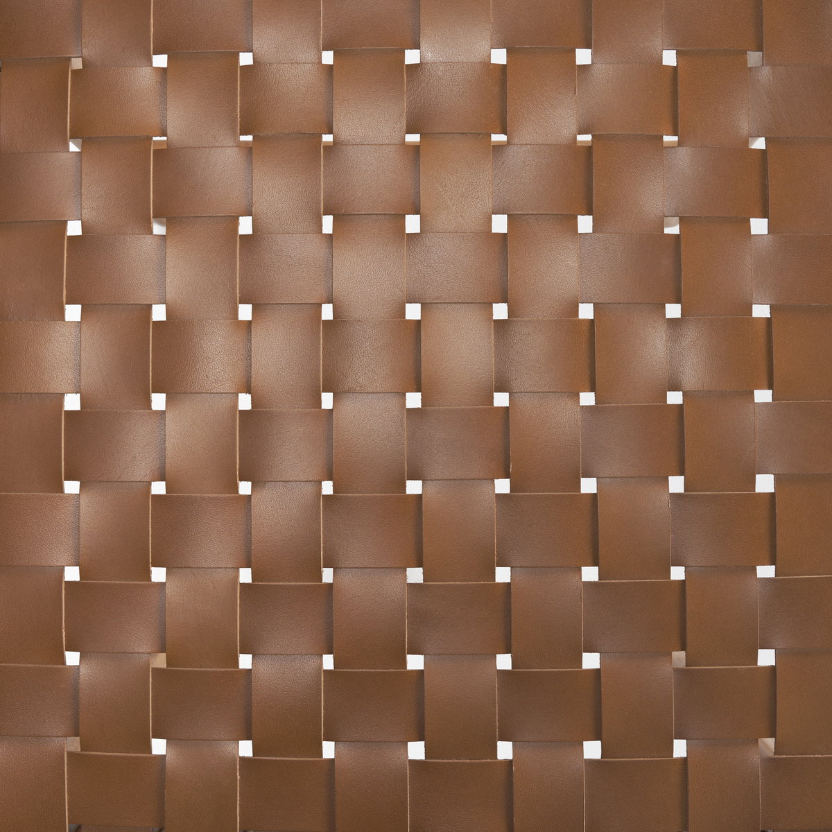 Shane Brown Wood with Woven Brown Leather Bench, Benche by Mercana, 52" length x 16.5" width x 18.75" height View 4