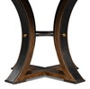 Tower Jupe Dining Table  Med Light Mink, by Sarreid, 4'7" length x 4'7" width x 2'6" height thumbnail 6