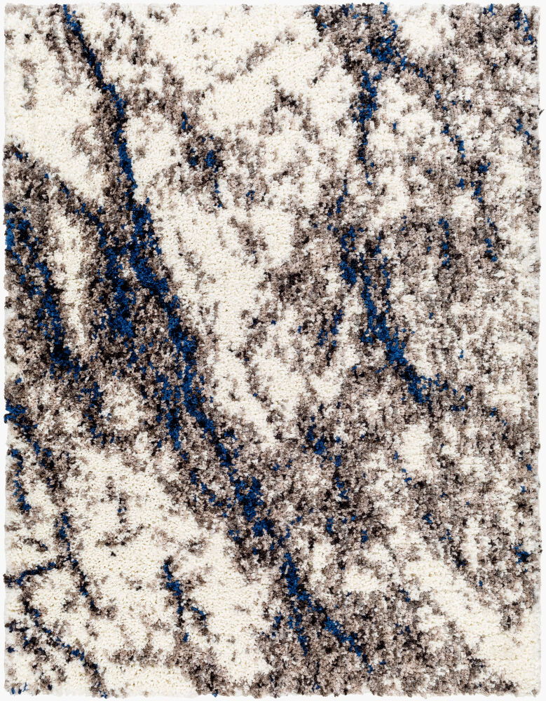 Ultra Shag Machine Woven Rug, by Surya, 1'3.75" length x 1'3.75" width