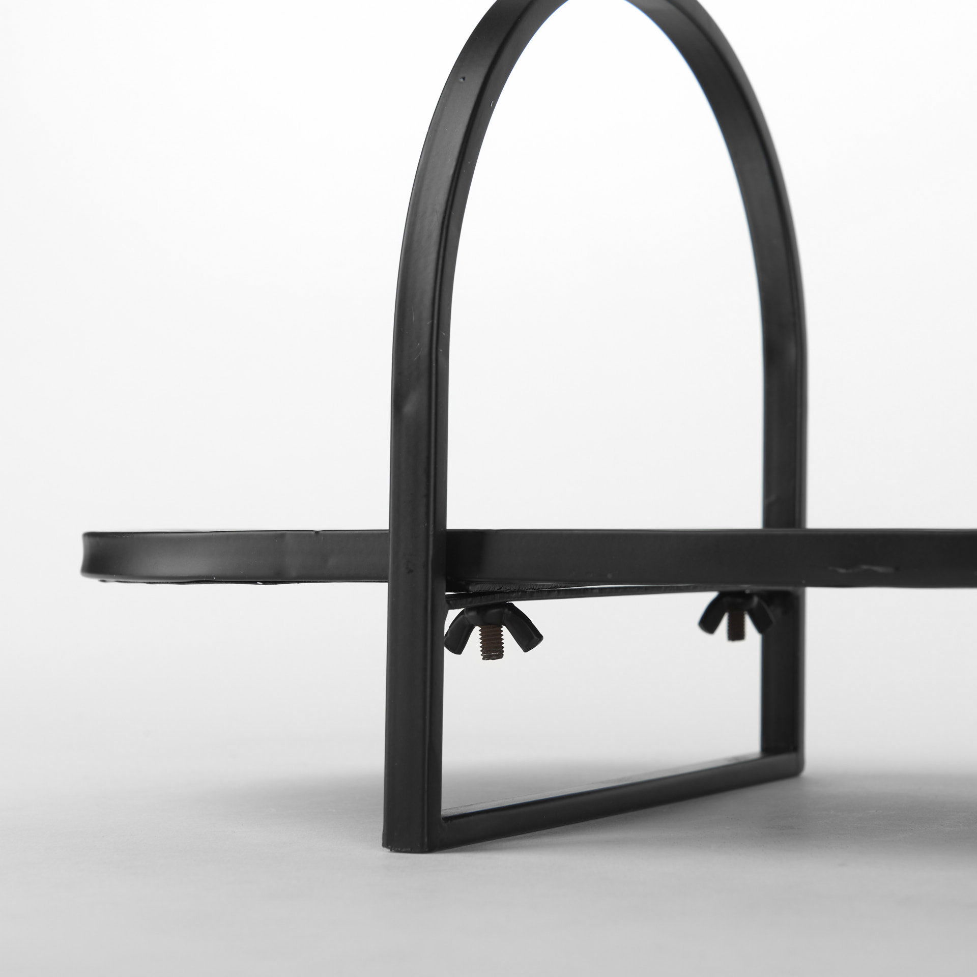 Evianna 30L x 7W x 7H Mirrored with Black Metal Frame Tray, Decorative Tray by Mercana, 29.93" length x 7.09" width x 7.09" height View 6