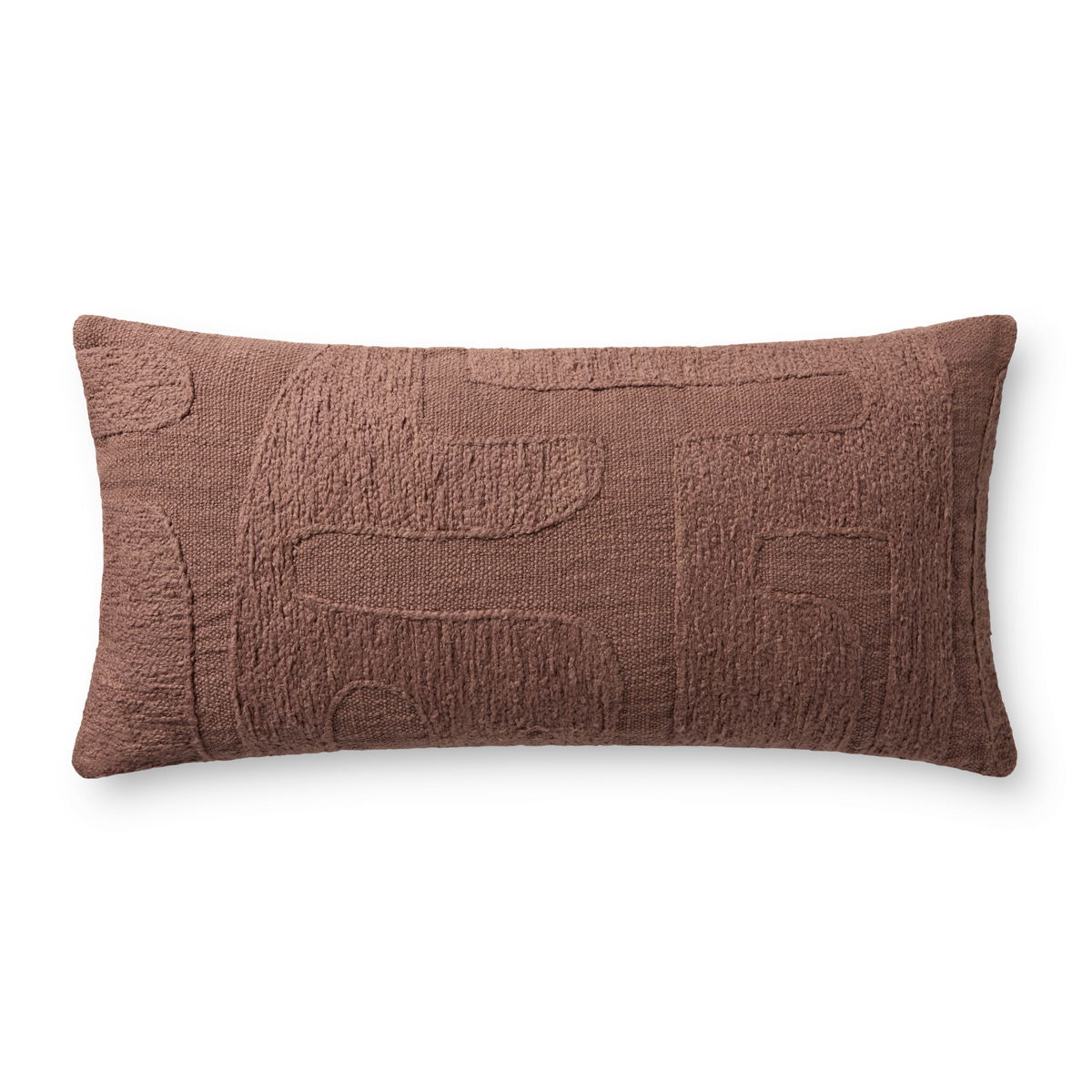 Brigette Romanek x Loloi Mauve Pillow, Decorative Pillow, 12" length x 27" width View 1