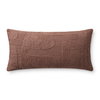 Brigette Romanek x Loloi Mauve Pillow, Decorative Pillow, 12" length x 27" width thumbnail 1