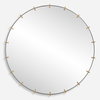 Pali Industrial Round Mirror, by Uttermost, 3'7.11" width x 3'7.11" height x 2.56" depth thumbnail 1
