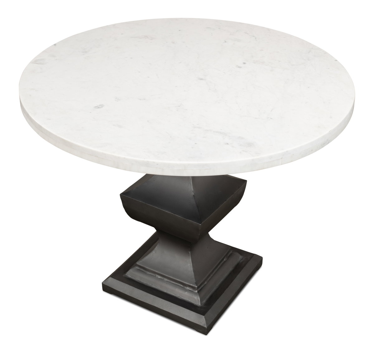 Haviland Dining Table, by Sarreid, 3'4" length x 3'4" width x 2'7" height View 3
