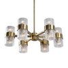 Marinot 12Lt. Chandelier, by Uttermost, 26" width x 9" height x 26" diameter x 26" depth thumbnail 3