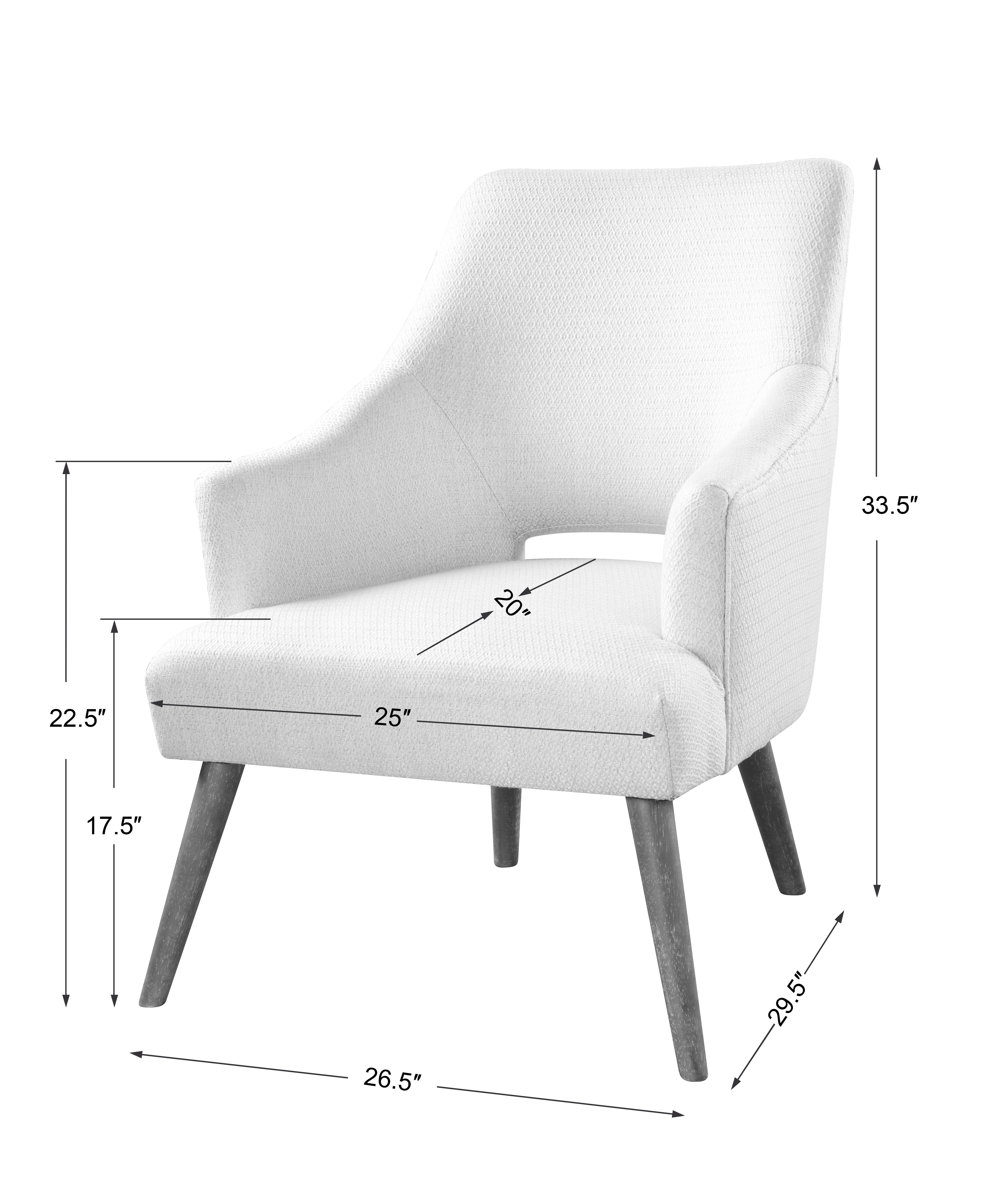 Dree Retro Accent Chair large image 