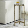 Eternity Brass Accent Table, Side & End Table by Uttermost, 11.5" width x 23" height x 11.5" depth thumbnail 2