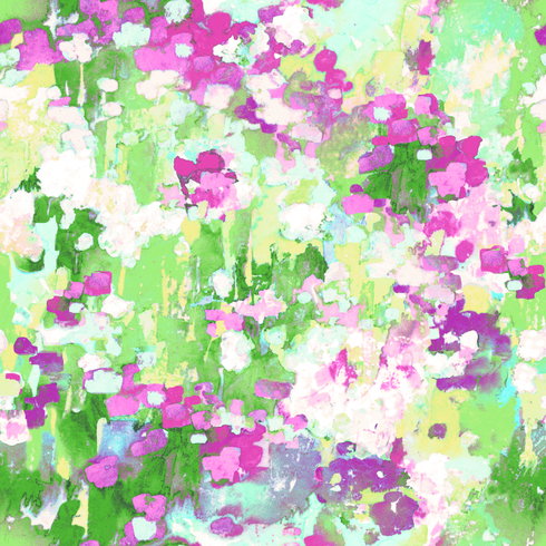 Waverly Abstract Garden Pink Peel & Stick Wallpaper
