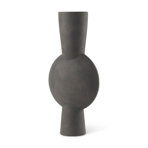 Kaz  Earthy Brown Ceramic Vase