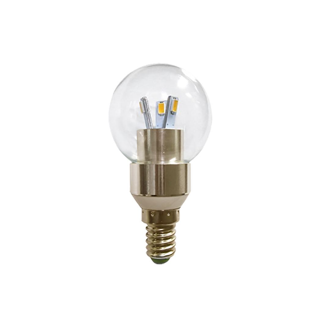 LED E12 3W 4'H Bulb, Light Bulbs & Accessorie by Mercana, 2" length x 2" width x 3.9" height