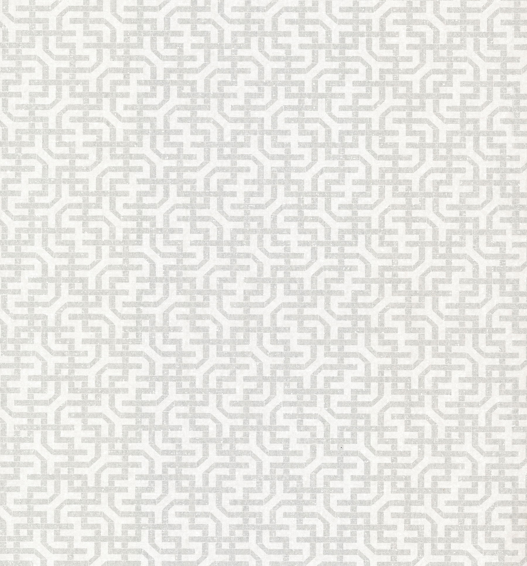 Dynastic Lattice White Wallpaper large image 