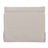 Fable Slipcover Dining Chair And Half Beige thumbnail 3