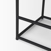 Taniel Backless 26in Seat Counter Stool | Black Wood with Black Metal, Counter & Bar Stool by Mercana, 18" length x 16" width x 27.25" height thumbnail 13