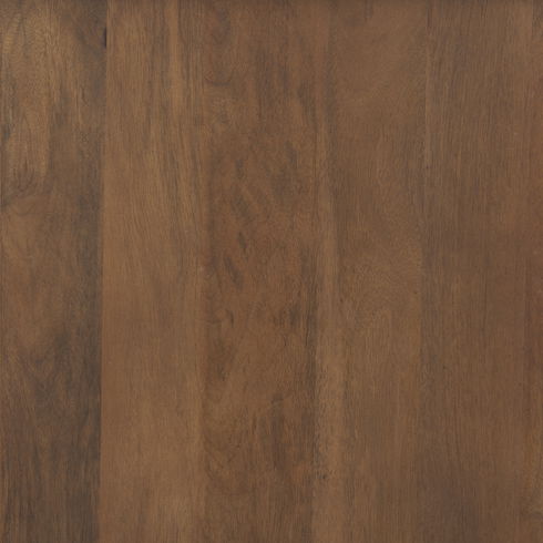 Maddox 40.0L x 18.5W x 32.75H Brown Solid Wood Black Metal 2 Door Accent Cabinet