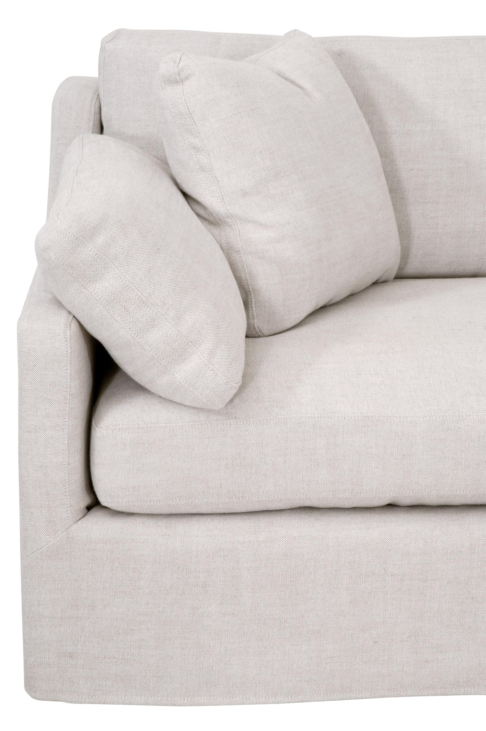 Lena Modular Slipcover 2-Seat Left Slope Arm Sofa Lena Modular Slipcover 2-Seat Left Slope Arm Sofa large image