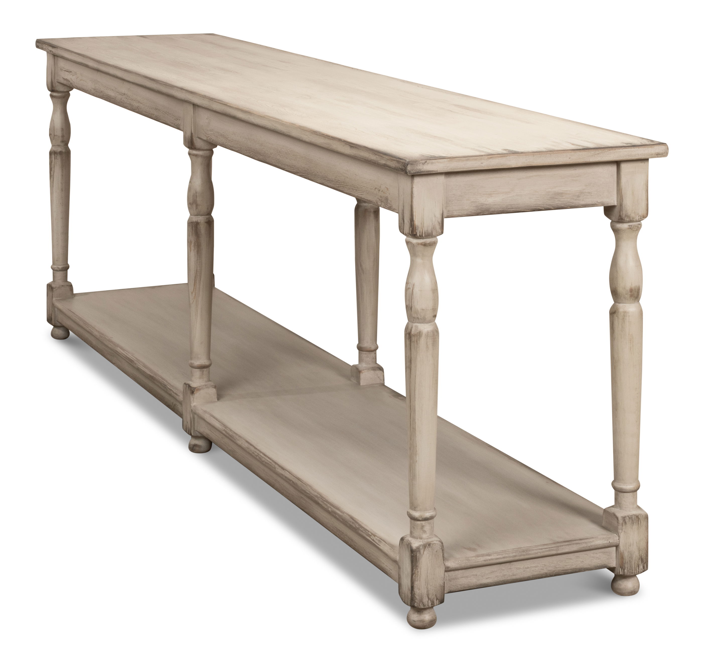 Jensen Console, Console Table by Sarreid, 95" length x 20" width x 32" height View 8