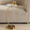 Waveney Brass Drink Table, Furniture by Uttermost, 11.5" width x 24" height x 11.5" depth thumbnail 4