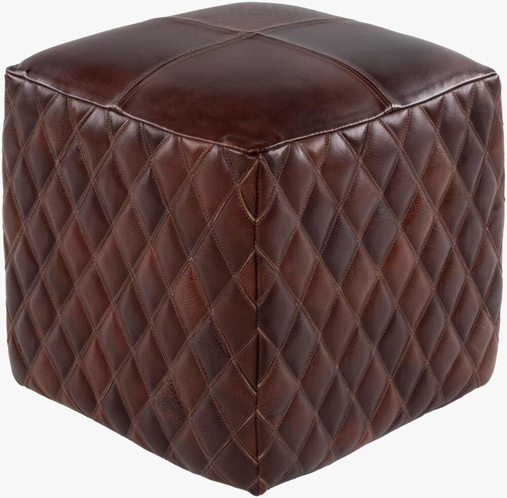 Leonardo Ottoman, by Surya, 18" width x 18" height