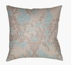 Moody Damask Accent Pillow, Decorative Pillow by Surya, 20" length x 20" width thumbnail