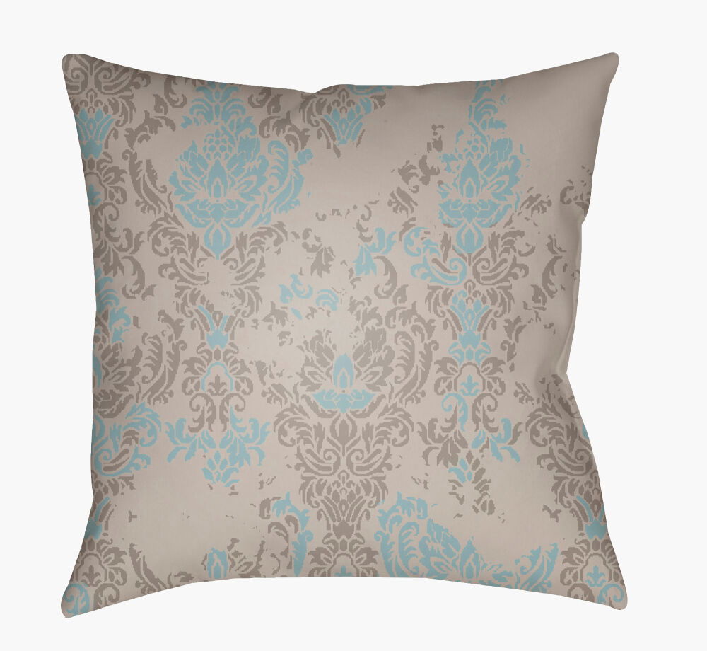 Moody Damask Accent Pillow, Decorative Pillow by Surya, 20" length x 20" width