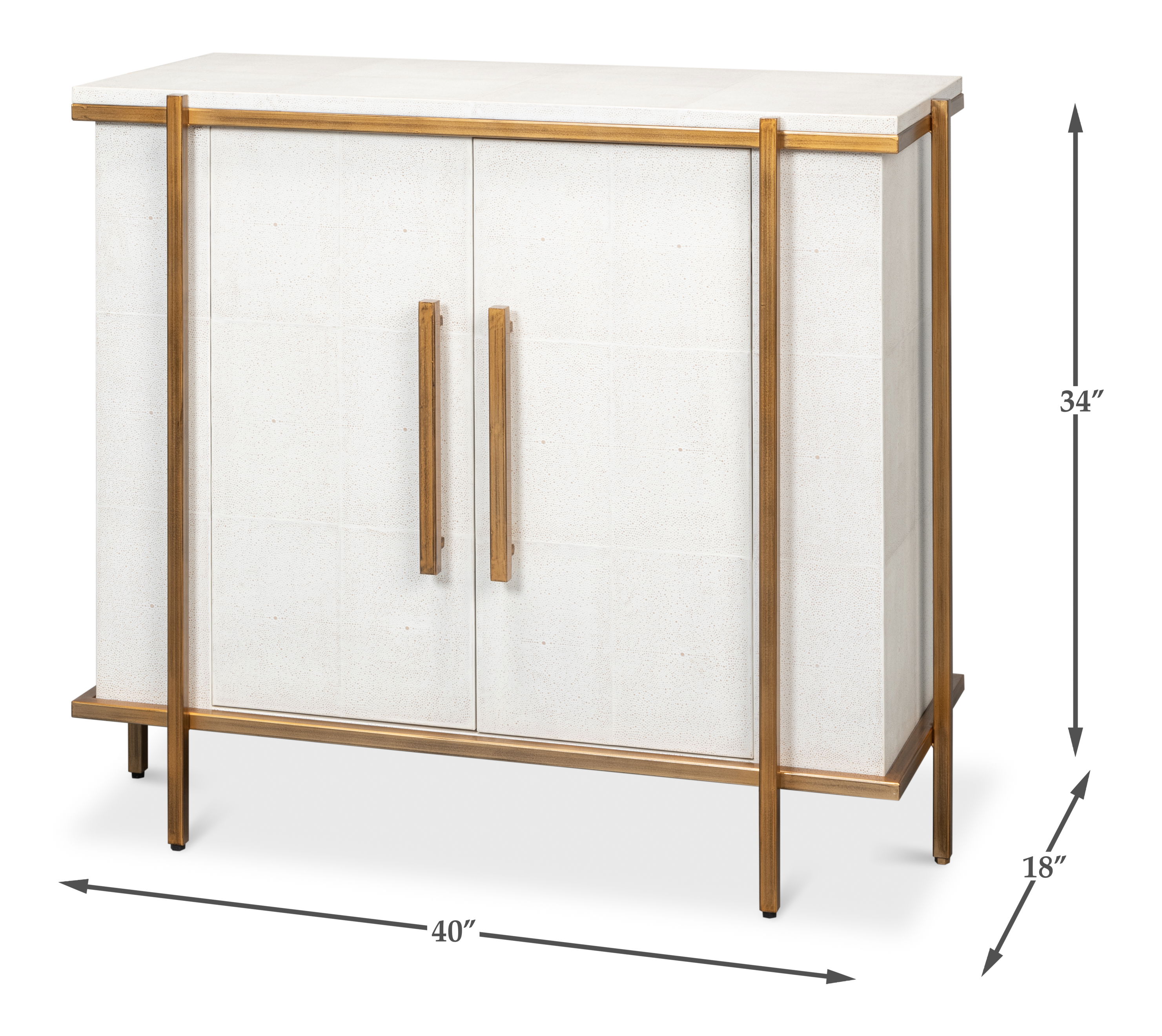 Blakely Door Chest, Osprey White large image 