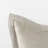 Mae 14L x 26W Beige Fabric Decorative Pillow Cover, by Mercana, 14" length x 26" width x 0.2" height thumbnail 7