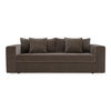 Kiran Sleeper Sofa Warm Charcoal, Sofa Bed by Moe's Home, 87.8" width x 24" height x 38.2" depth thumbnail 1