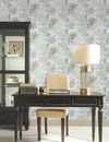 Handpainted Songbird Turquiose Wallpaper thumbnail 3