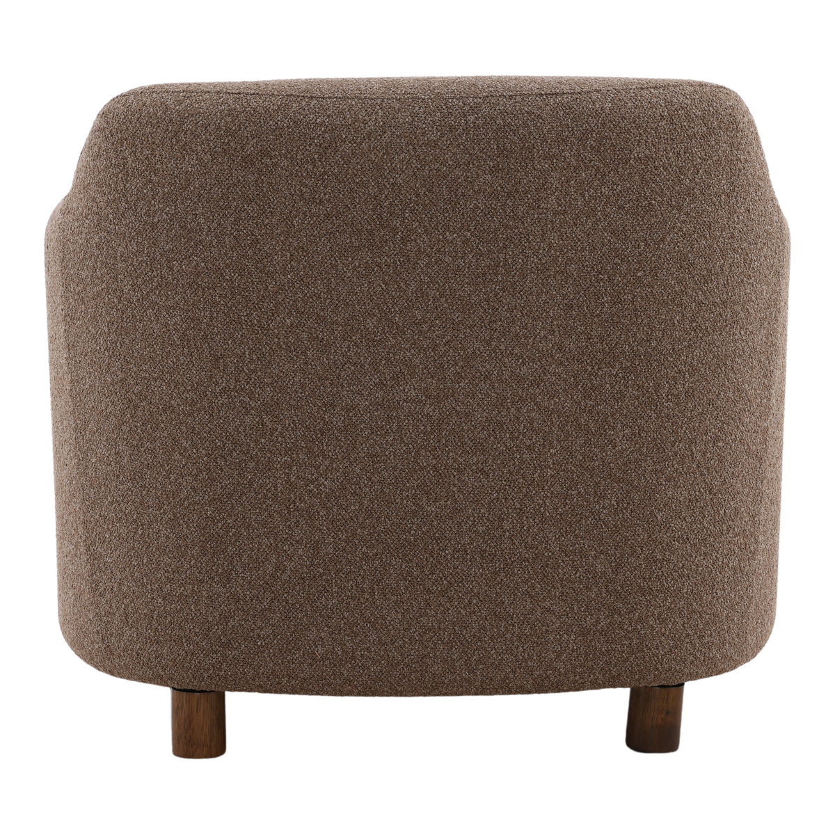 Saylor Occasional Chair Brown, Accent Chair by Dovetail, 34" width x 31.5" height x 36.5" depth View 4