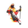 Men's Lacrosse Champion Giant Wall Decals, by York Wall, 3'3.6" length x 1'6" width x 0.02" depth thumbnail