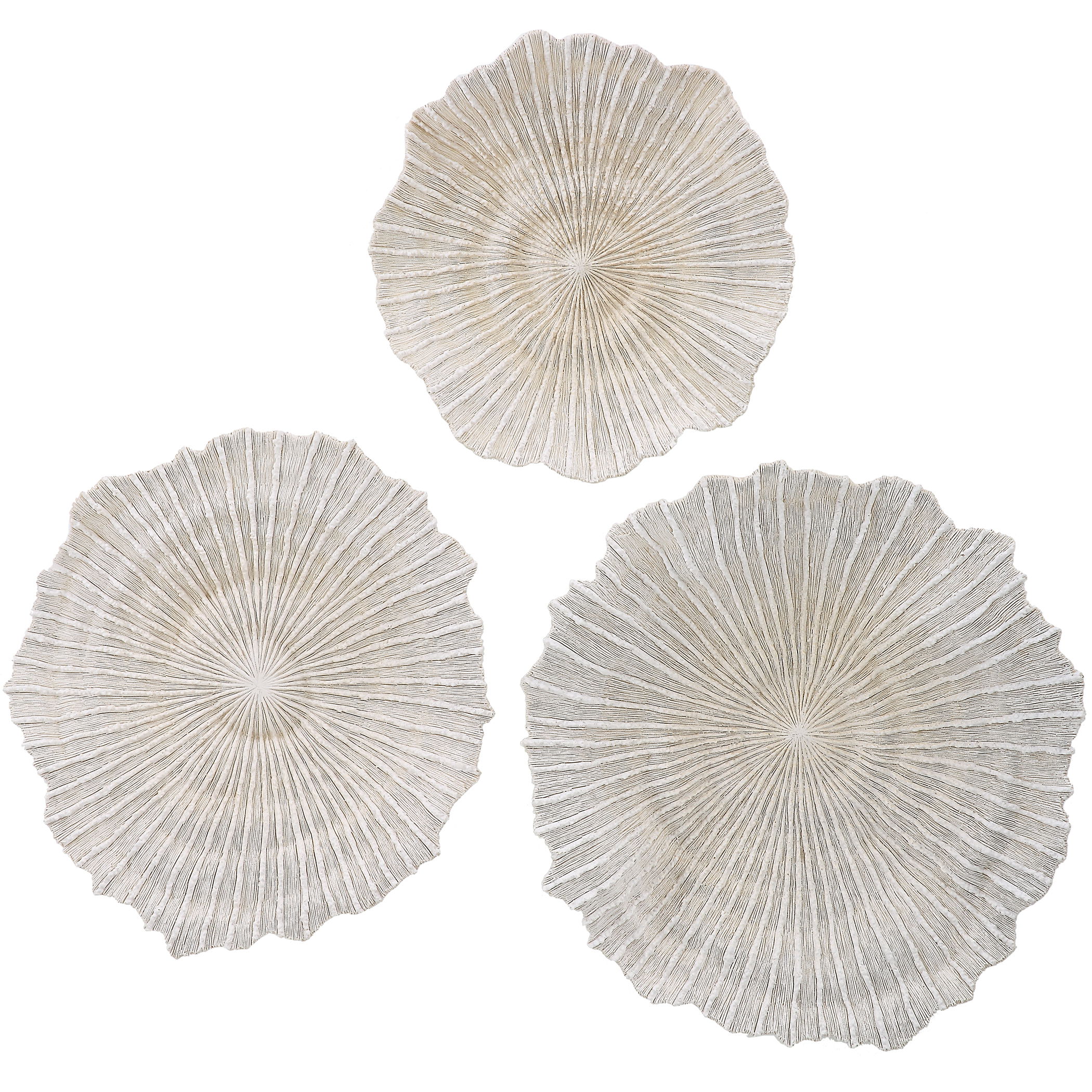 Ocean Gems Coral Wall Decor, Set/3 large image 