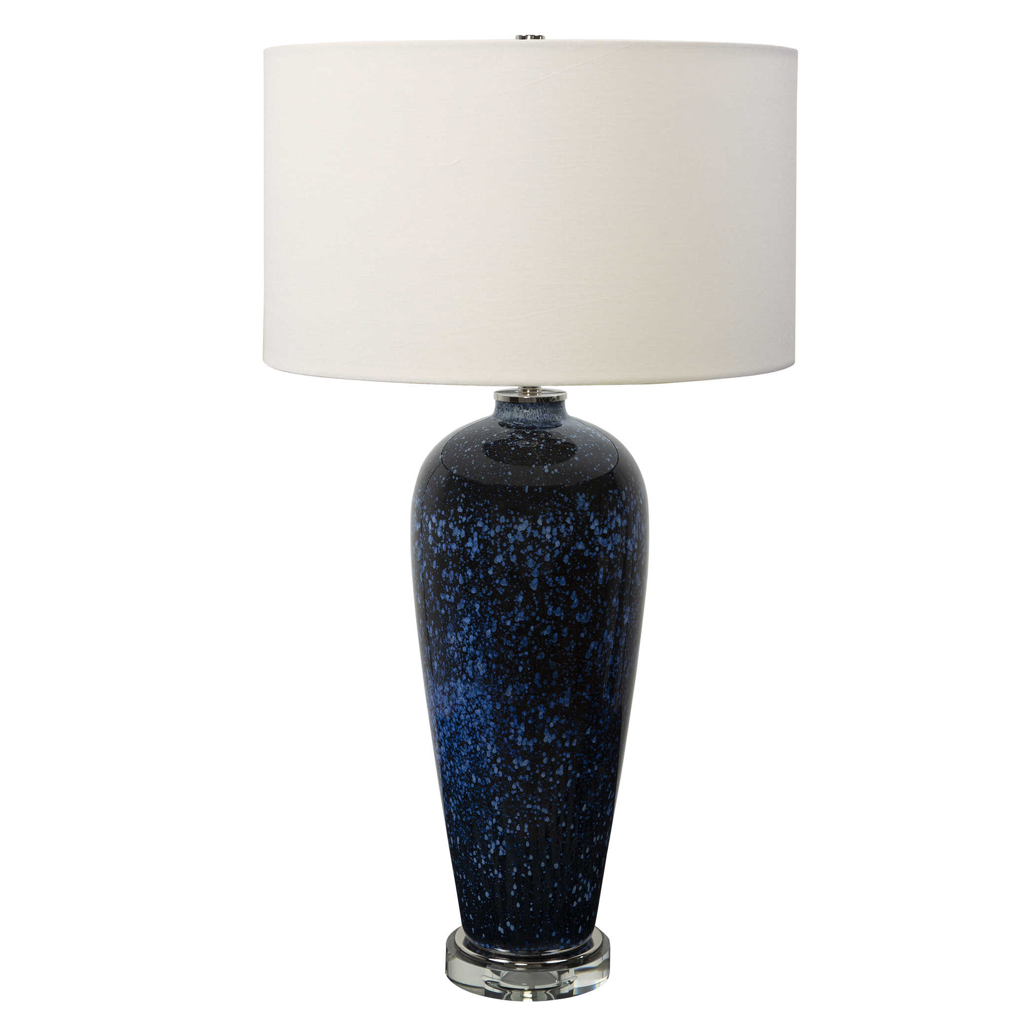 Stargazer Cobalt Navy Table Lamp, by Uttermost, 17" width x 31" height x 17" depth View 1