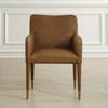 Conifer Camel Dining Armchair, Dining Chair by Uttermost, 23" width x 34" height x 23" depth thumbnail 2