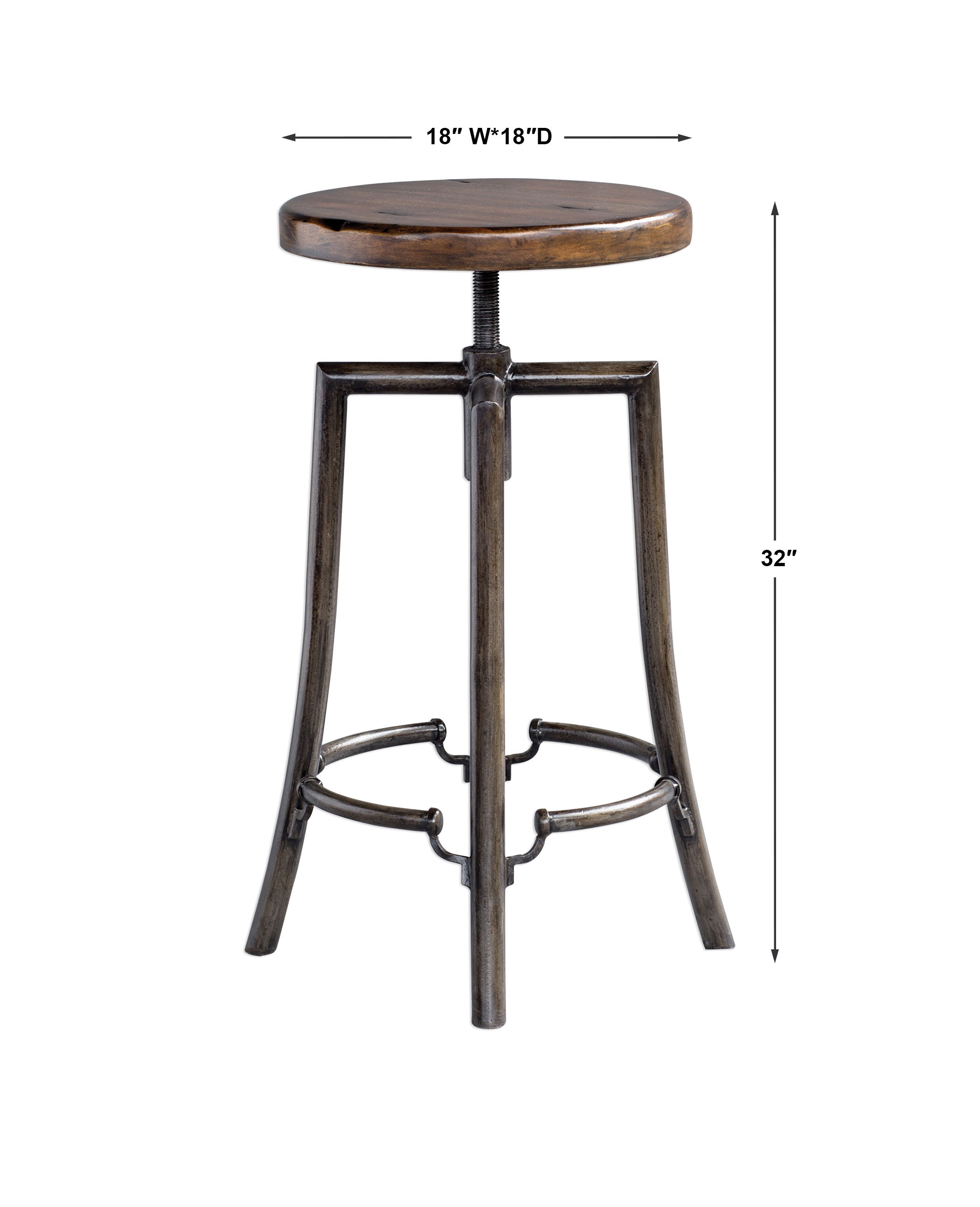 Westlyn Industrial Bar Stool large image 