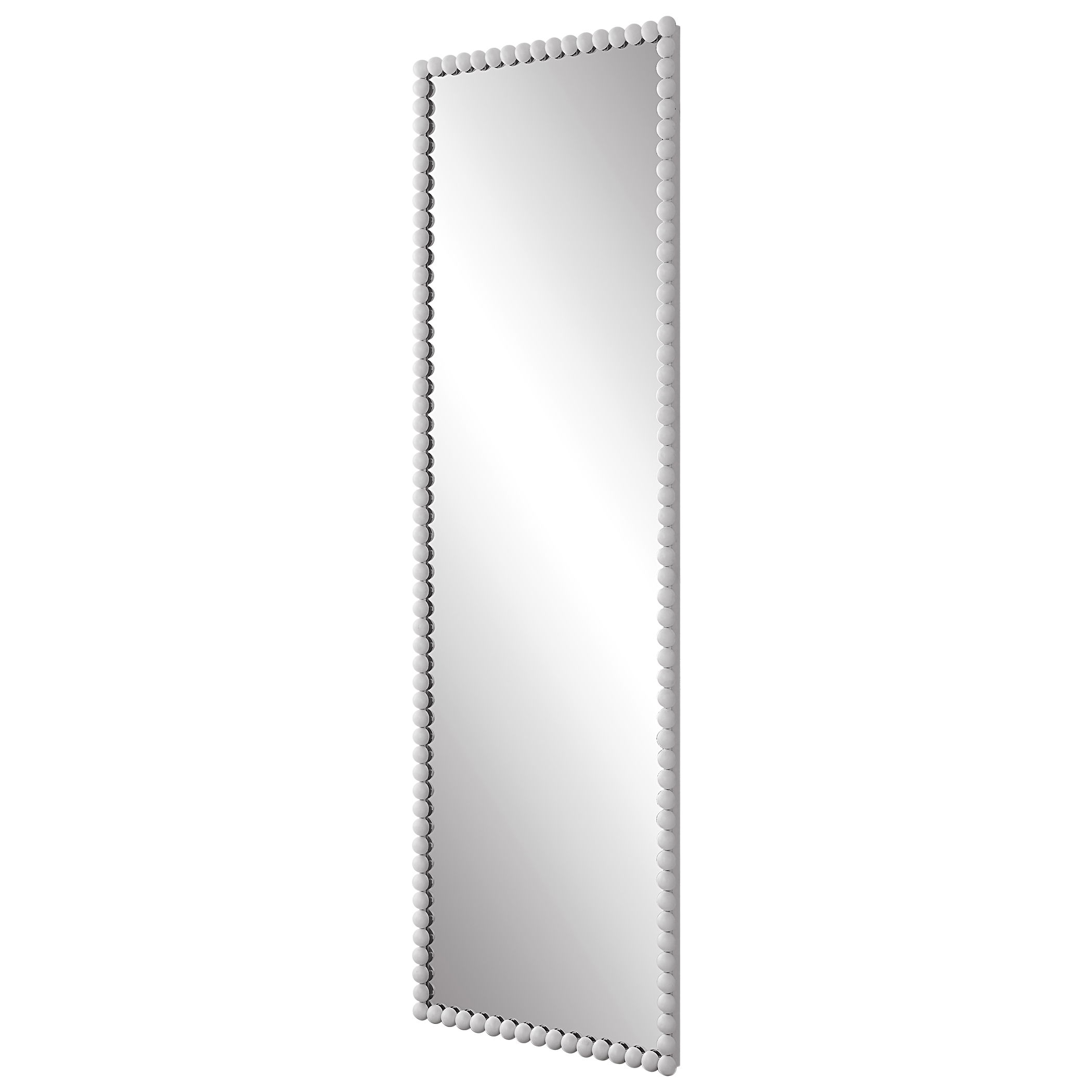 Serna White Tall Mirror large image 