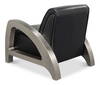 Carlisle Armchair  Leather Onyx Black, by Sarreid, 3'1" length x 2'5" width x 2'6" height thumbnail 11
